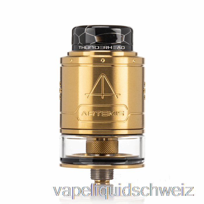 Thunderhead Creations Artemis V1.5 24 Mm BF RTA Gold Vape Liquid E-Liquid Schweiz